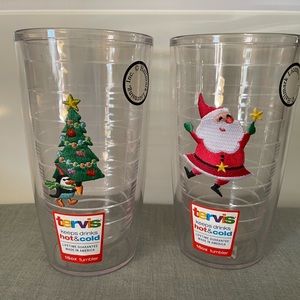 Tervis Hallmark edition Christmas cups New